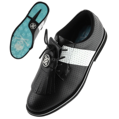 韩国直邮GFORE GALLIVANTER女士穿孔皮革高尔夫球鞋GLF000027-ONX