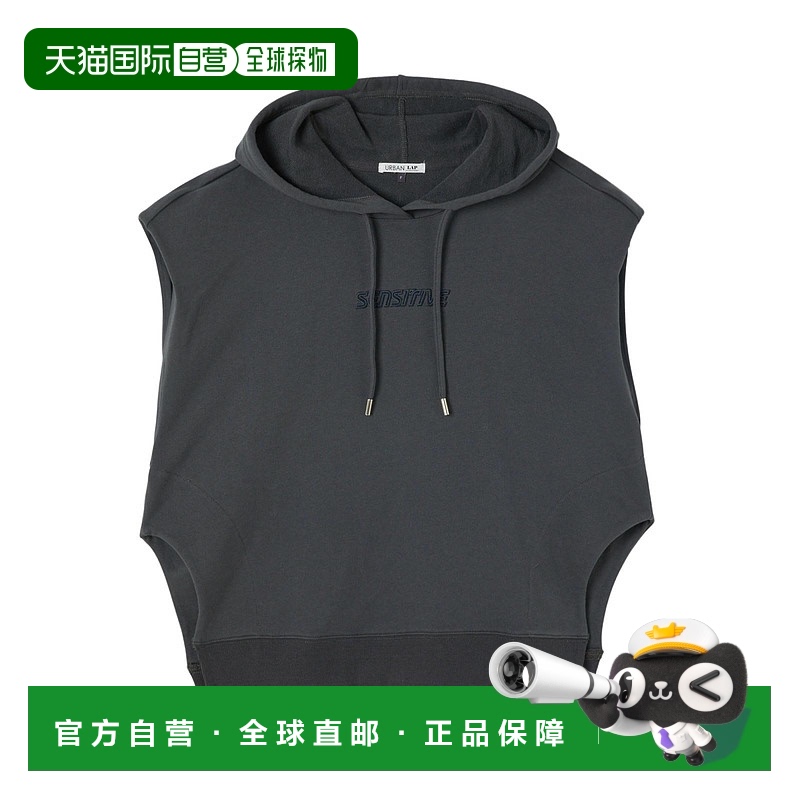 韩国直邮[LAP] 宽松款 无袖 连帽 T恤 AQ1CT360新款卫衣