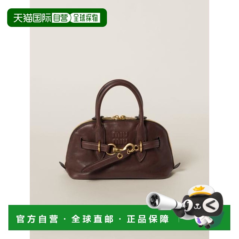 韩国直邮Miu Miu 斜挎包 5BP0902BBLF0NBL 棕色