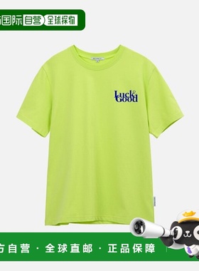 韩国直邮AECA WHITE 男士T恤AWEMSSBATTSST009A2YF LUCK&GOOD TEE