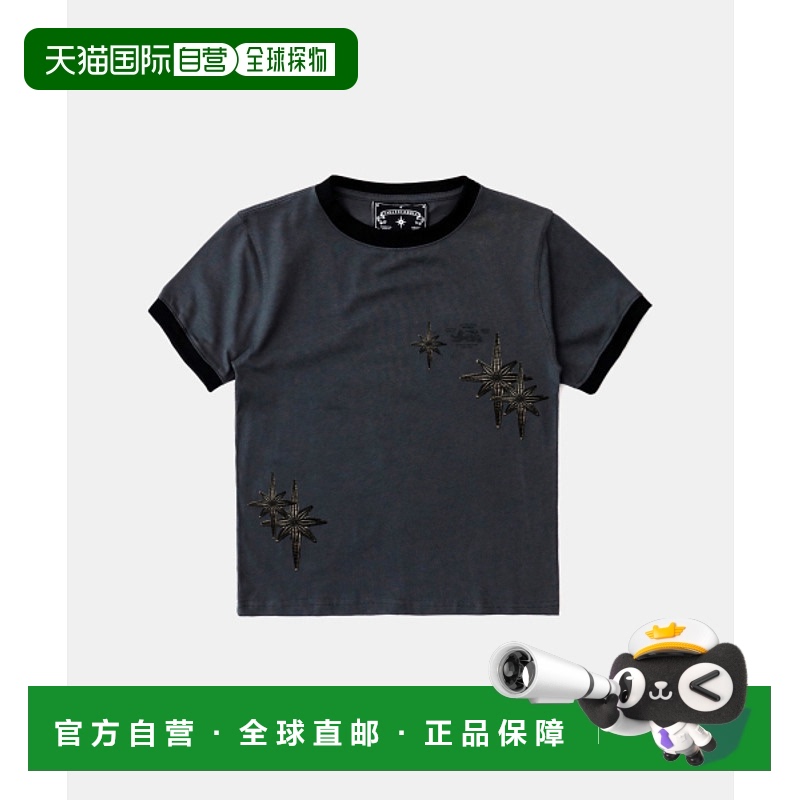 韩国直邮BADBLOOD 公用T恤w-tee25-092 Cosmo Multi Patch Ringer