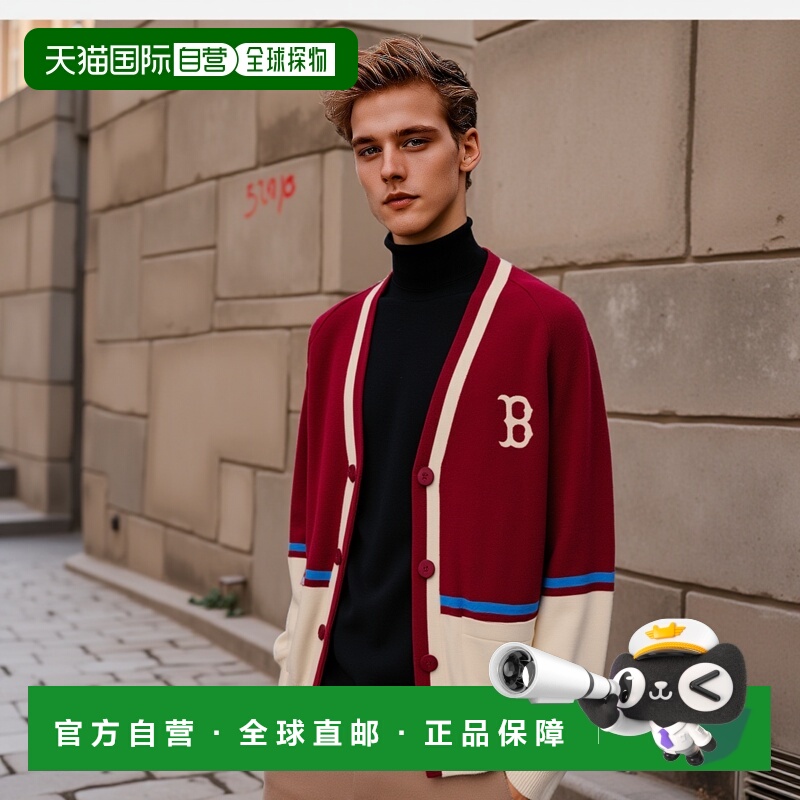 韩国直邮MLB 男士开衫3AKCV0144-43WIS时尚百搭 休闲保暖 高级感