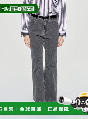 韩国直邮HAZZYS Hedges 女士 [Iconic] 灰色灯芯绒长裤（...