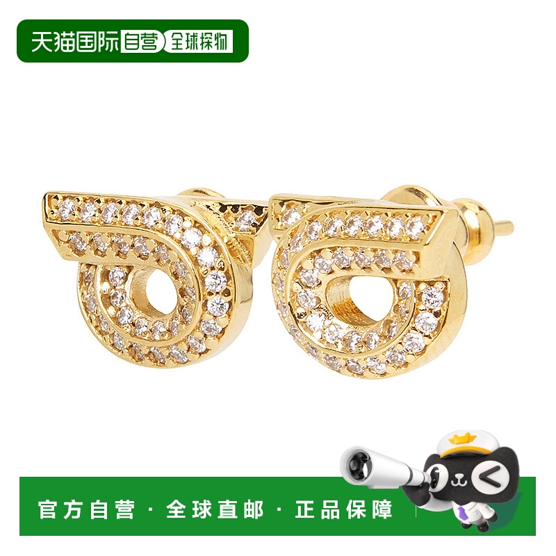 1h可退 韩国直邮ferragamo 女士 耳钉菲拉格慕