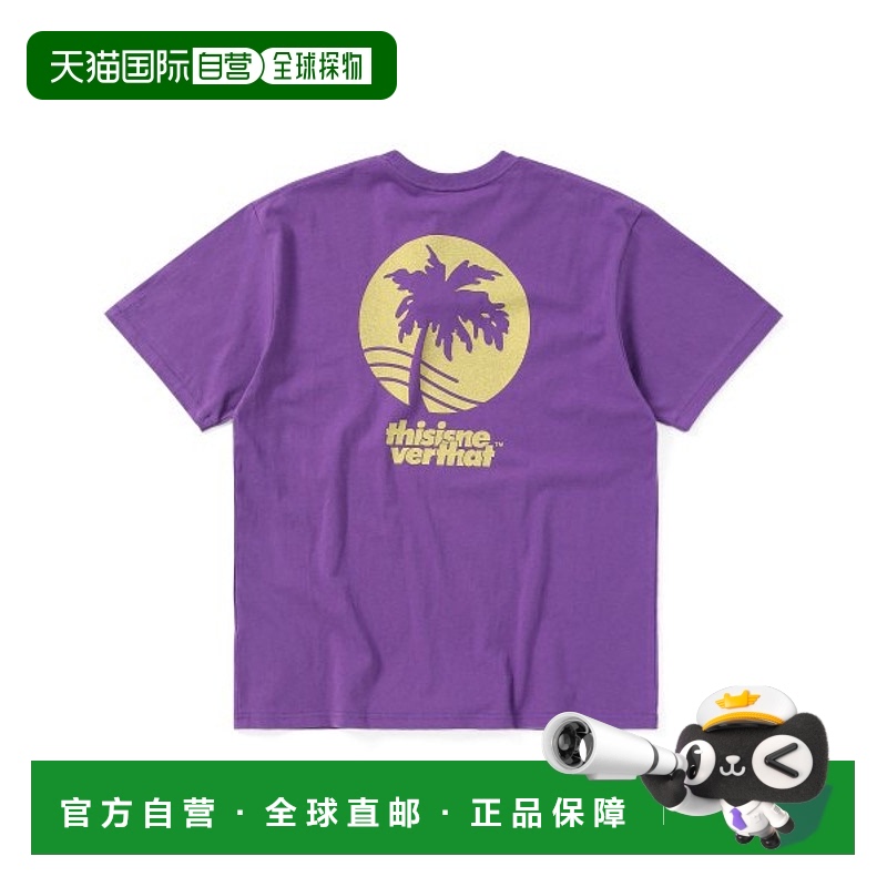 韩国直邮THISISNEVERTHAT T恤Palm Tree Tee PurpleTN231TTSST33P