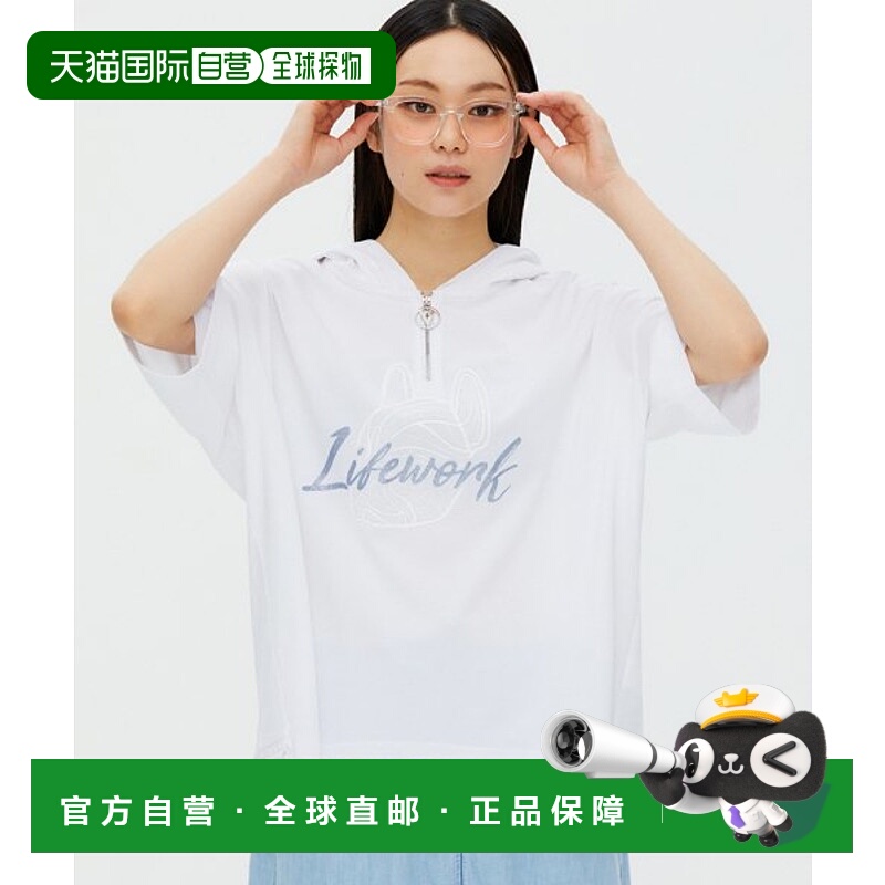韩国直邮LIFEWORK 女士女士卫衣/绒衫LW232HD841新款帽衫连帽衫