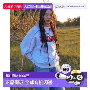 CALIE HOWDY 女士女士卫衣 CA23CSW018WM PIPING 绒衫 韩国直邮ASIF