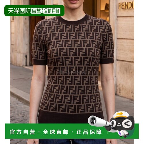韩国直邮FENDI FF 棉质毛衣 (FZXC72 ASJT F0GGE)
