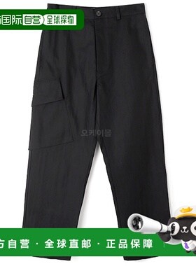 韩国直邮STUDIO NICHOLSON CRAIL SNM 煤炭色高腰直筒工装卡其裤