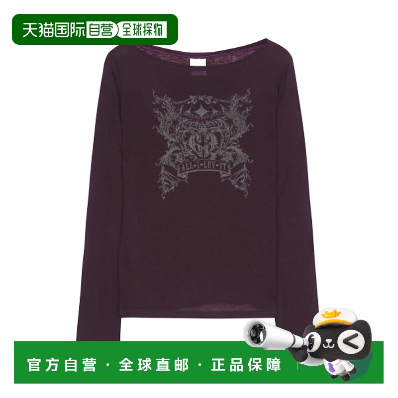 韩国直邮GOTTER GALLERY 女士女装T恤 GT25WSTP03PU GRAPHIC SHEER