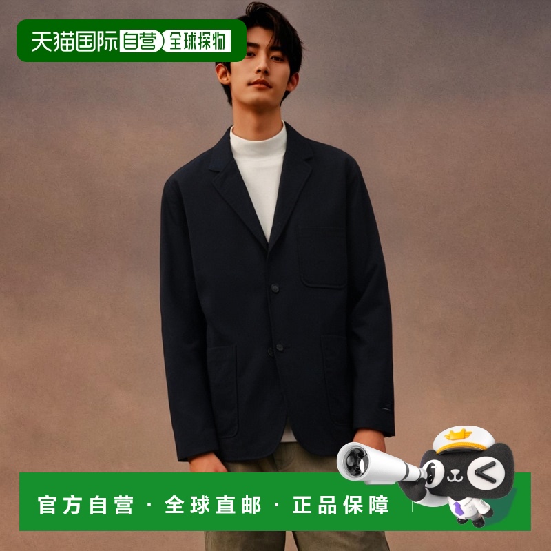 韩国直邮YALE [VENTILE] 2 BUTTON BLAZER NAVY夹克YD01JK0068NA