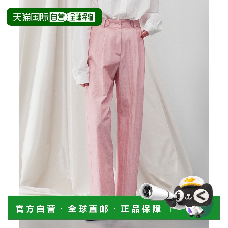 韩国直邮RE RHEE 女士女装休闲裤RQ2SLO032-0 PLEAT DETAIL STRAIG