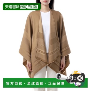 羊毛羊绒斗篷 时尚 FXX775 F0QB8 配饰 AUM2 韩国直邮FENDI