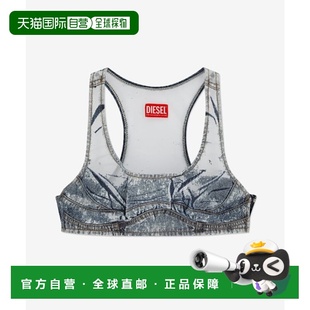 吊带衫 BRA 女士 PATCHWORK A12553068JH01DENIM 韩国直邮DIESEL