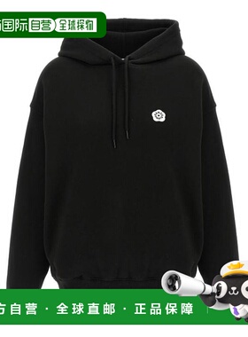 韩国直邮Genzo 连帽 T 恤 DOM 黑色卫衣 FF62HO4534MB99J
