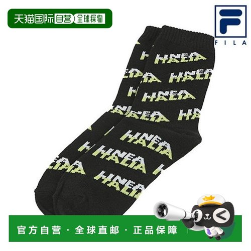 韩国直邮FILA 意大利图案线性袜子 P321921609