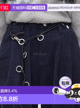 Our Legacy腰带男女款皮质黑色链锁时尚简约质地柔软A4228LLB