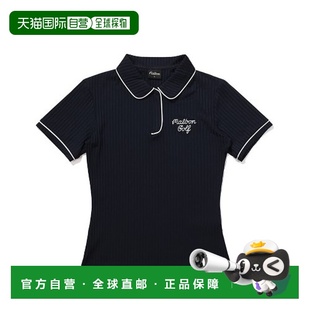 Basic 韩国直邮MALBON Cool M3322PTS13NVY Collar GOLF女士Polo衫