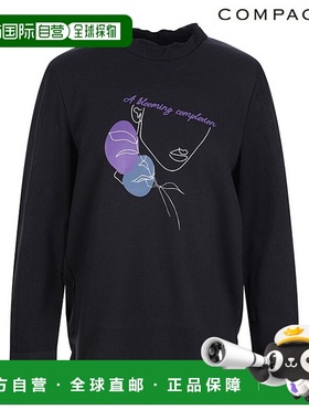 韩国直邮compagna  上装T恤高档 时尚百搭 舒适透气 简约高级感