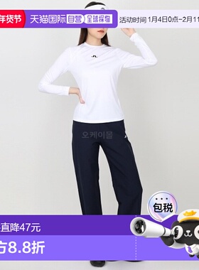 韩国直邮J.LINDEBERG 艾达 LS T 恤 (AWJT11510-0000) 兜帽/圆领