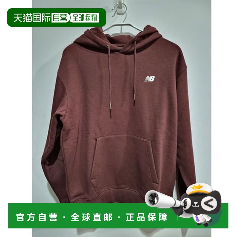 韩国直邮NEW BALANCE UNI ESS 磨毛连帽衫 NBN0F41003 紫褐色