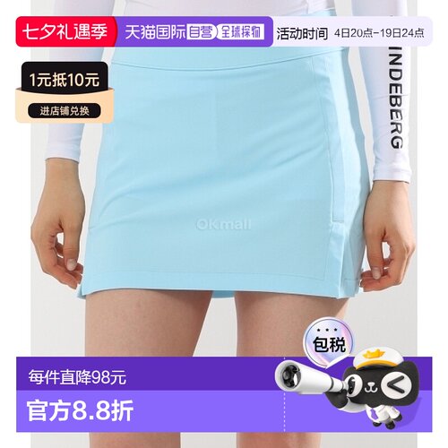 韩国直邮j.lindeberg金林德伯格高尔夫服饰短裙户外运动速干