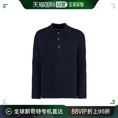 韩国直邮OUR LEGACY23SS短袖T恤男M2233BEN NavyChunkyCottonRib