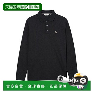 赫奇斯 恤 软棉 HZTS4F30 炭灰色交错领男士 韩国直邮HAZZYS