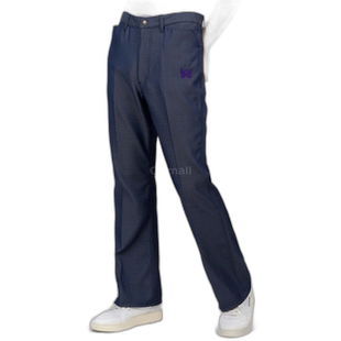 韩国直邮NEEDLES 靴型牛仔裤 海军蓝色 OT188 时尚休闲百搭直筒裤