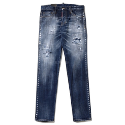 韩国直邮DSQUARED2 S74LB1256 S30664 470 猫须洗水红色标签酷盖