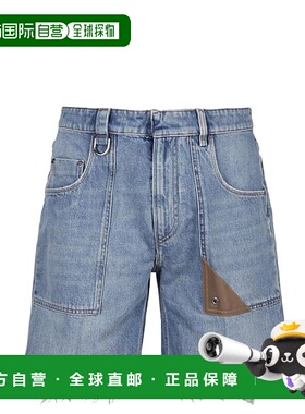 韩国直邮Fendi 牛仔短裤 FLP307AN4WF0QG0 DOM