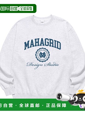 韩国直邮MAHAGRID街头潮牌24年新款美式复古校园休闲衬衫MG2ESMM4