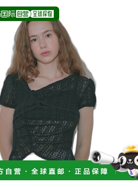 韩国直邮margarin fingers设计师款少女甜美新款日常女款T恤30590