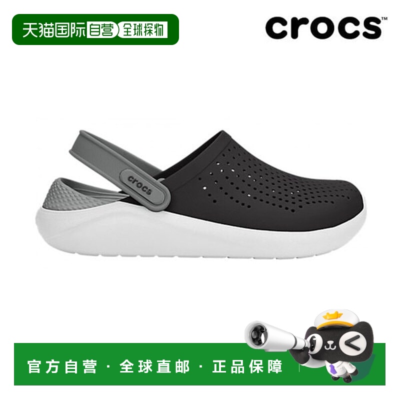 韩国直邮crocs [Crocs] 公共轻便木屐 黑色 204592-05M运动鞋厚底