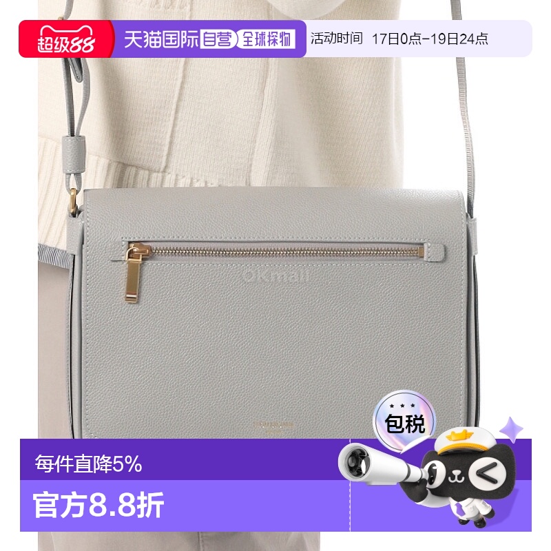 韩国直邮Thom Browne汤姆布朗小牛皮单肩包手提包MAG143B 00198