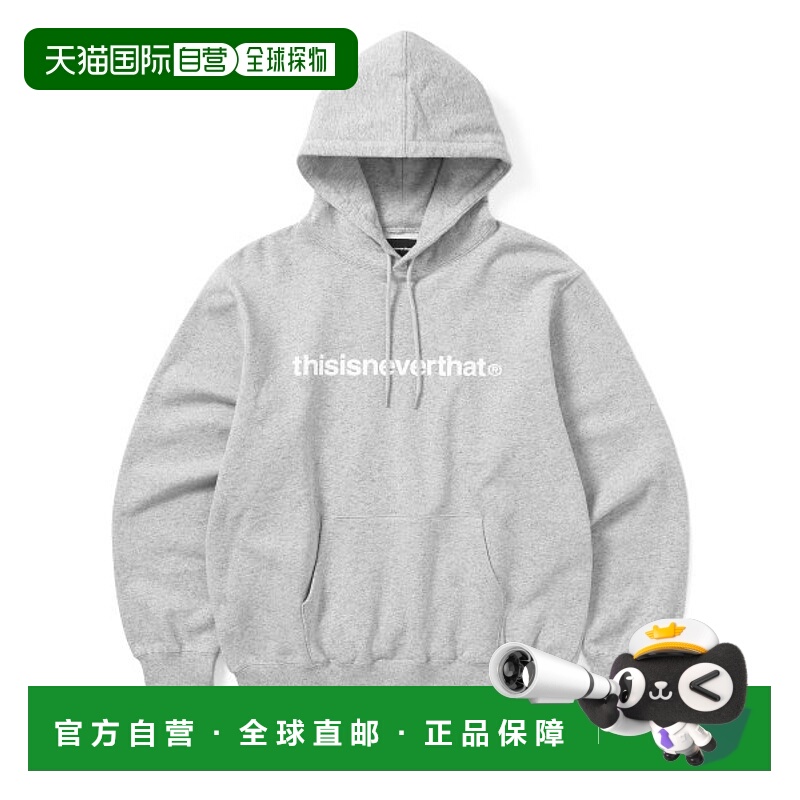 韩国直邮THISISNEVERTHAT 连帽衫T-Logo LT Hoodie Heather Grey