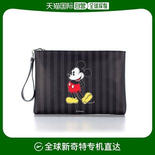 DISNEY 米老鼠 化妆包 D30332BK 韩国直邮 皮革 手拿袋