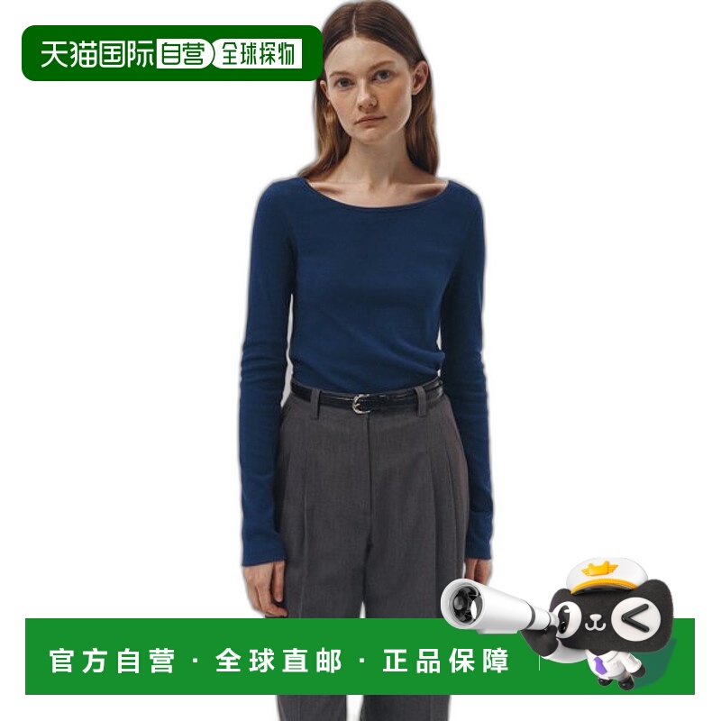 韩国直邮Dunst2023秋冬新品中性风女款经典针织衫上衣UDTS3A201N2