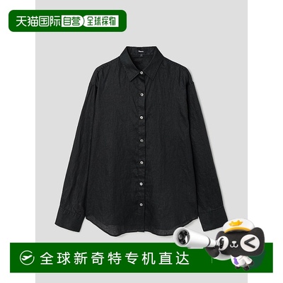 1h可退 韩国直邮theory  衬衫亚麻休闲