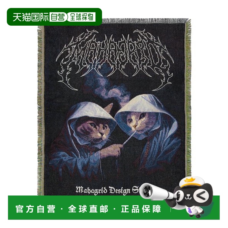 韩国直邮MAHAGRID 男女同款24年新款美式复古校园可爱毯子MG2ESMA
