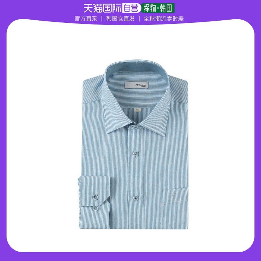 韩国直邮s.t.dupont 衬衫 [lotte] 华丽的颜色 麻混色 条纹 普通
