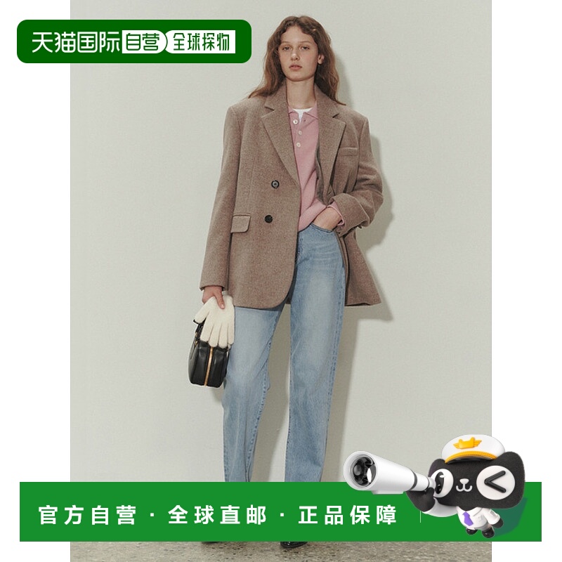 韩国直邮Dunst秋冬24年新品法式复古经典中性风韩版西装外套UDJA3