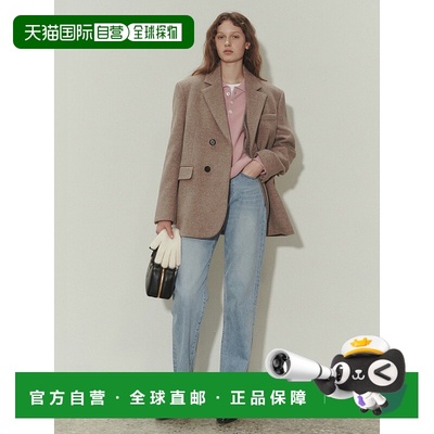 韩国直邮Dunst秋冬24年新品法式复古经典中性风韩版西装外套UDJA3