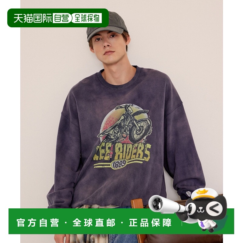 韩国直邮LEE正品美式复古新品男女同款卫衣LE2503CR06NA