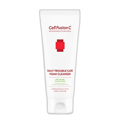韩国直邮Cell Fusion C 秀肤生 绿色弱酸性痘痘肌洗面奶 130ml DA