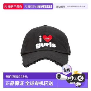 BALLCAP 韩国直邮ASIF GURLS 女士帽子CA24AAC001BK CALIE