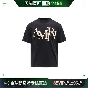 T恤男AMJYTE1078 韩国直邮AMIRI24FW短袖 BLACKBlack