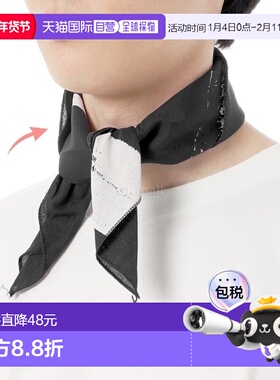 韩国直邮Engineered Garments 印花头巾 C - 黑色 - 条纹 (25S1H0