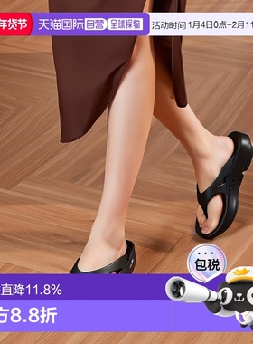 韩国直邮Oofos人字拖男女同款夏季厚底减震凉鞋工学家居户外拖鞋