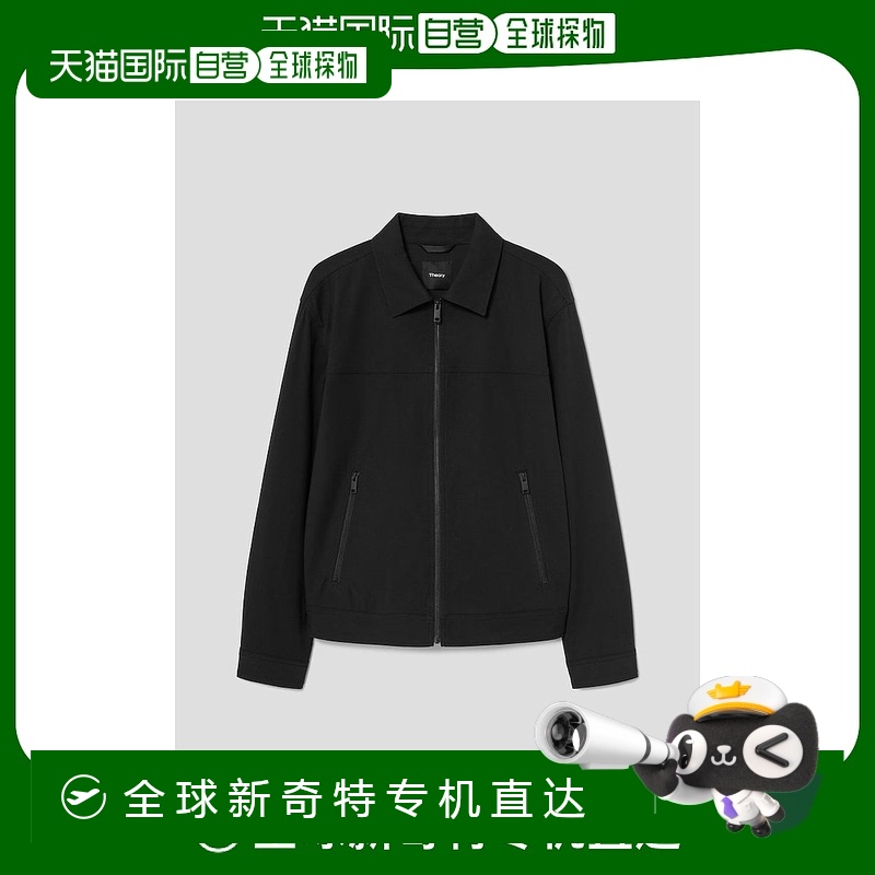 韩国直邮Theory 男士 Neoteric 斜纹布 Rhett 夹克-黑色 FW24/TM4